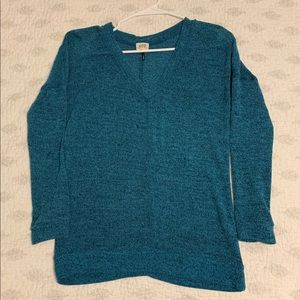 Teal sweater